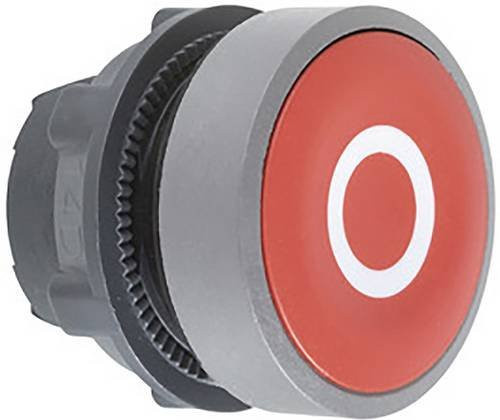 Schneider Electric ZB5AA432C0 Drucktaster-Frontelement aus Kunststoff in Rot und Grau - Bild 1
