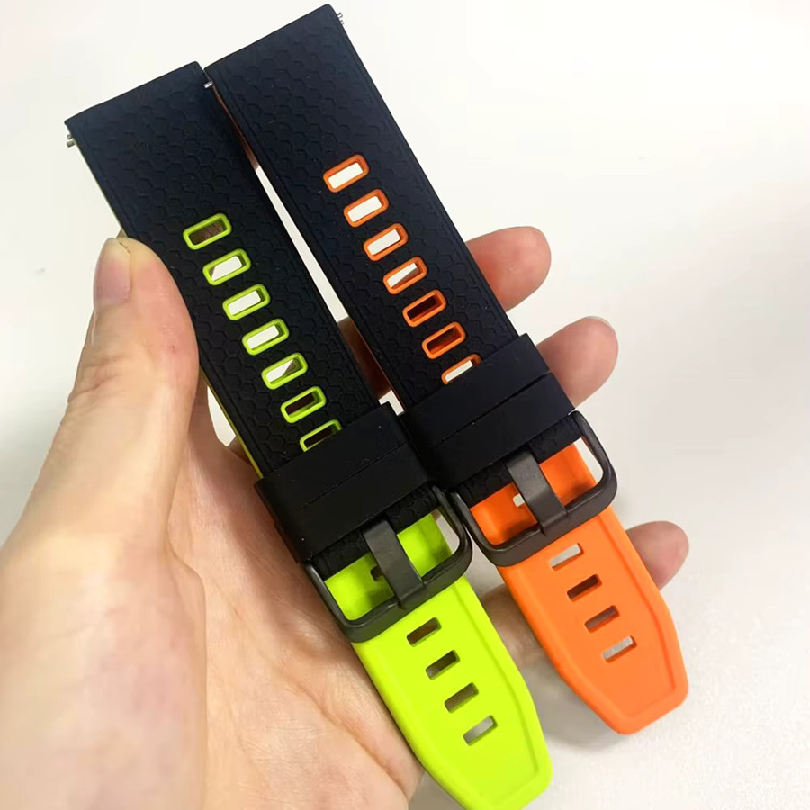 Xiaomi Uhrenarmband Silikon, 22 mm, Schwarz, Unisex - Bild 6