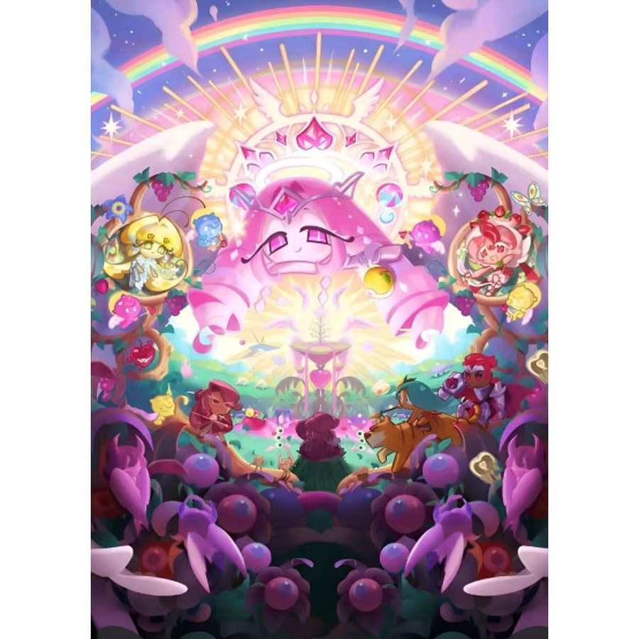 Selbstklebender Anime Cartoon-Poster E-Eternal Sugar Cookie aus Bilibili, Mehrfarbig, Rechteckig - Bild 7