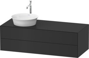 Duravit Waschtischunterschrank White Tulip in White, Breite: 130 cm, Tiefe: 55 cm, Höhe: 40,8 cm - Bild 1