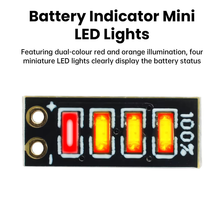 Aideepen Mini Power Display LED Modul zur Kapazitätsanzeige für 1S/2S/3S Ternäre Lithium Batterien - Bild 3