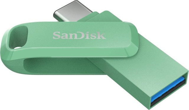 SanDisk Ultra Dual Drive Go USB-Stick mit 2 TB Speicherplatz, USB-A und USB-C Anschluss, Grün - Bild 1