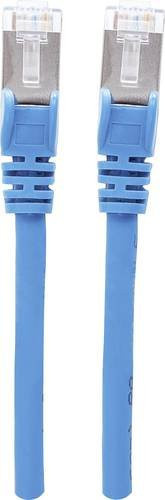 Intellinet RJ45 Patchkabel CAT 6a S/FTP Ethernet LAN Kabel Blau, Länge: 1.50 m - Bild 1
