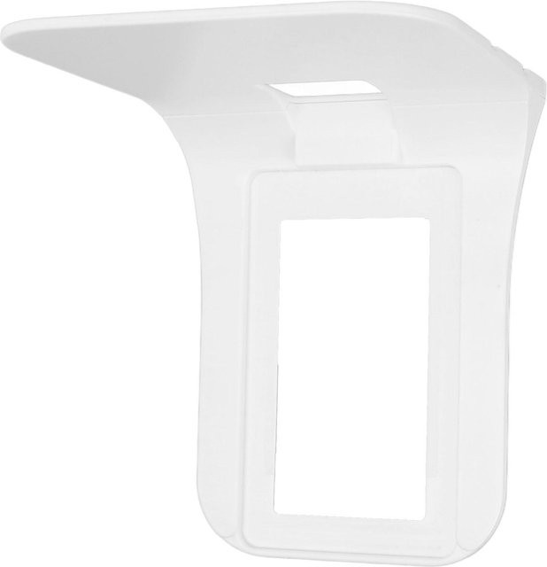 OutsideWorld Wandmontiertes Steckdosenregal mit ABS Lochdesign für Handy und Netzladegerät, Farbe: Weiß - Bild 1