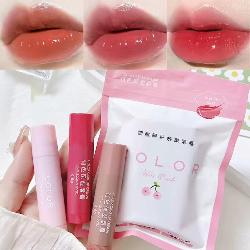 3-teiliges Water Glow Lippenöl-Set, glänzend, Unisex - Bild 2