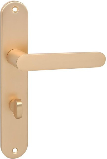 Kuchinox Innentürgriff auf Langschild WC Malaga in Gold gebürstet - Bild 1