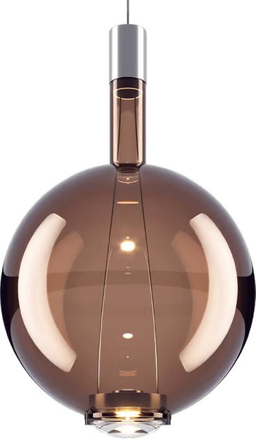 Lodes Sky-Fall Round LED-Pendelleuchte in Bronze mit warmweißem Licht (2700K) - Bild 1