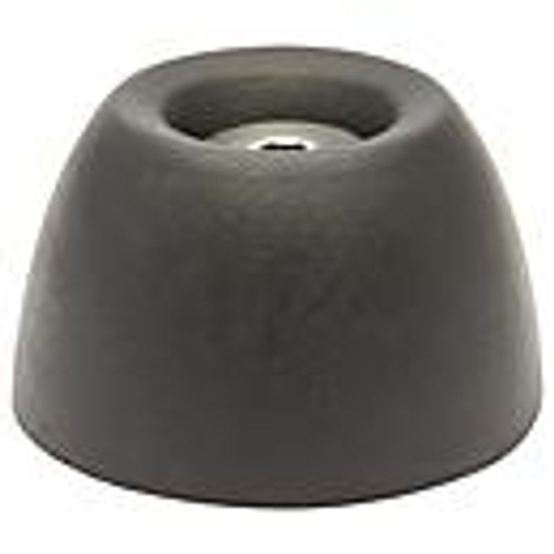 Wagner Bodentürstopper OUTDOOR KNAUF EH 5200 Schwarz, schraubbar und stoßdämpfend, Höhe: 3 cm, Durchmesser: 5 cm - Bild 3