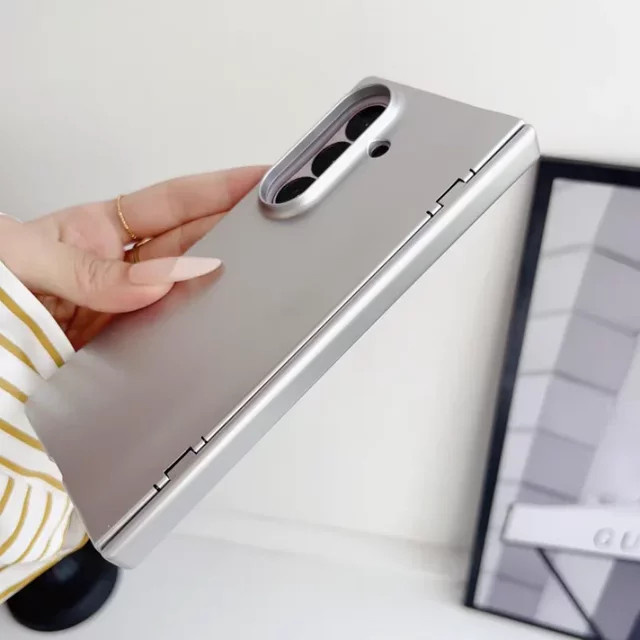 Stoßfeste Handyhülle mit Bildschirmfolie und Federscharnier für Samsung Galaxy Z Fold 7, 6, 5, 4, 3 in Blau - Bild 1