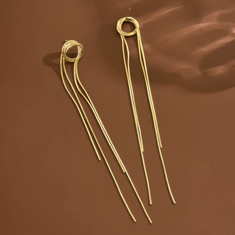 Rinhoo Ohrringe, vergoldet, Gold, Damen - Bild 2