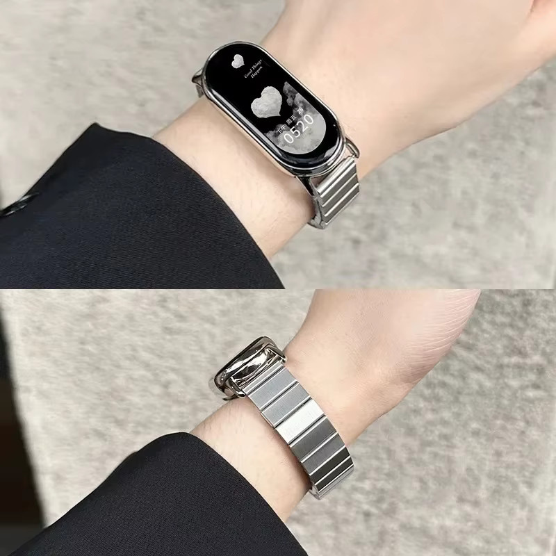 CAOWTAN Uhrenarmband Edelstahl, Schwarz, Unisex - Bild 2