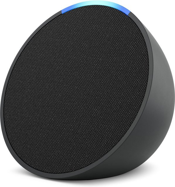 Amazon Echo Pop Smart Speaker mit Alexa in Schwarz - Bild 1