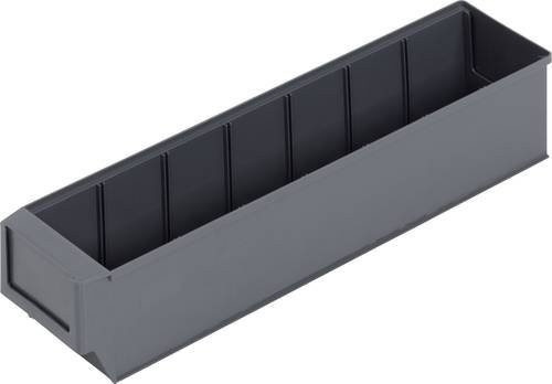 Alutec Sichtlagerkasten 66029 Dunkelgrau B: 9,1 cm, T: 4,0 cm, H: 8,1 cm - Bild 1