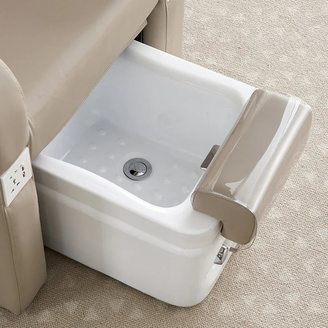 YUNLU Pedikürestuhl, beige, Unisex - Bild 1
