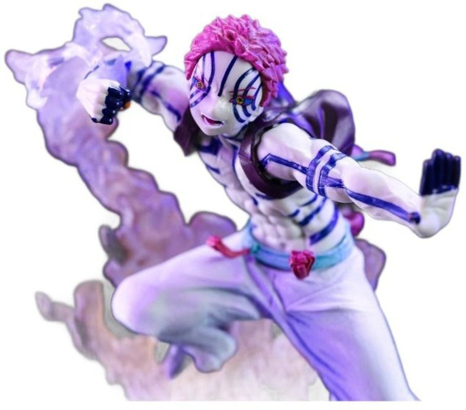 Bandai Akaza Anime Figur aus Dämon Slayer, mehrfarbige PVC Actionfigur für Sammler, Höhe: 18 cm - Bild 1