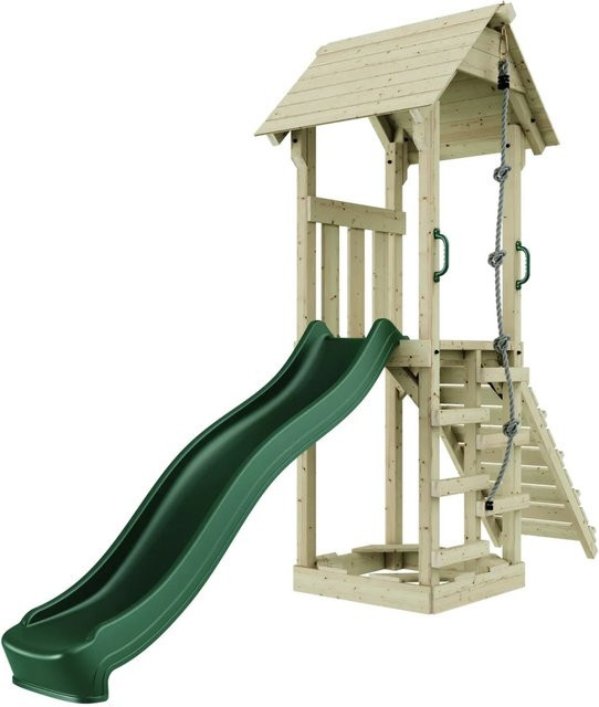OutdoorToys Spielturm Lillehammer, Dunkelgrün, Holz, ab 3 Jahre - Bild 1