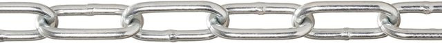 Conacord Rundstahlkette Form C verzinkt in Silber, Durchmesser: 8 mm, Meterware - Bild 1