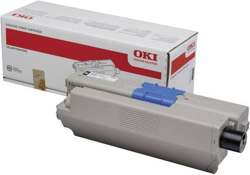 Original OKI Tonerpatrone 44973536 Schwarz für Laserprinter C301dn - Bild 2