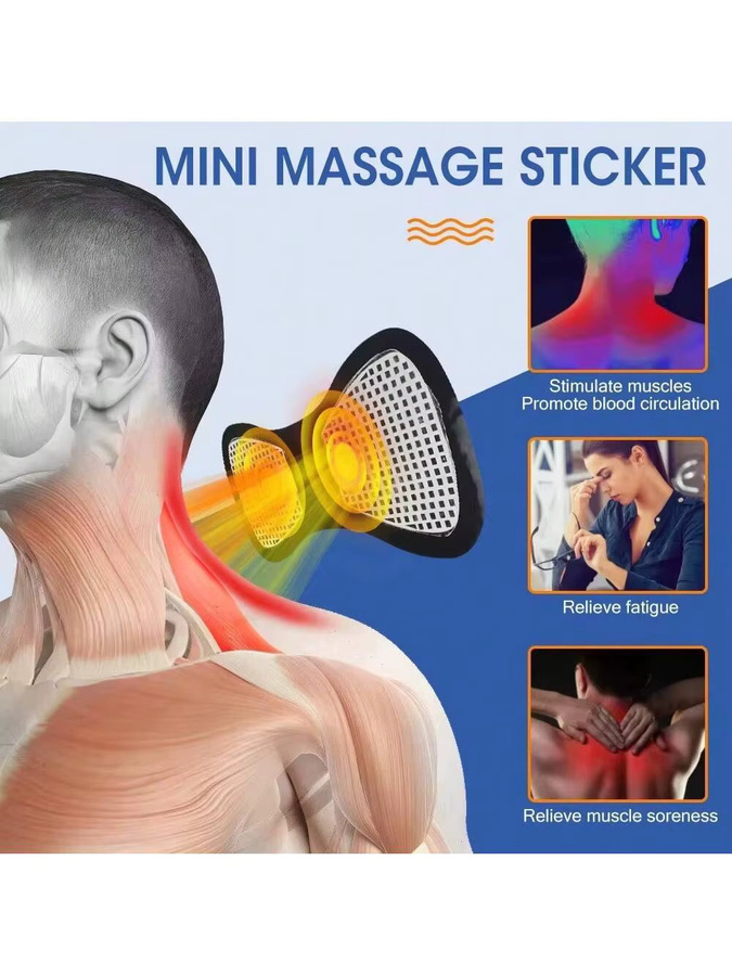 AXH Elektrisches EMS Nackenmassagegerät mit Gel-Pad, Körperpflege - Bild 2