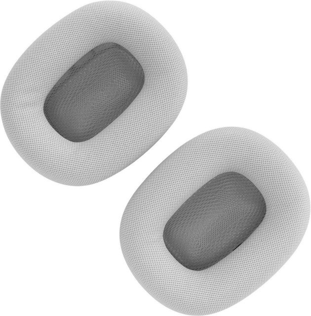 Ersatz-Ohrpolster aus weichem Memory Foam und Proteinleder für Apple AirPods in Grau - Bild 1