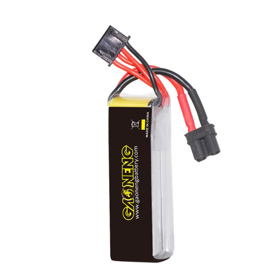 GNB HV 3S LiPo Batterie 11,4 V 380 mAh 90C/180C für RC Autos, Boote, Hubschrauber und FPV Racing Drohnen - Bild 2