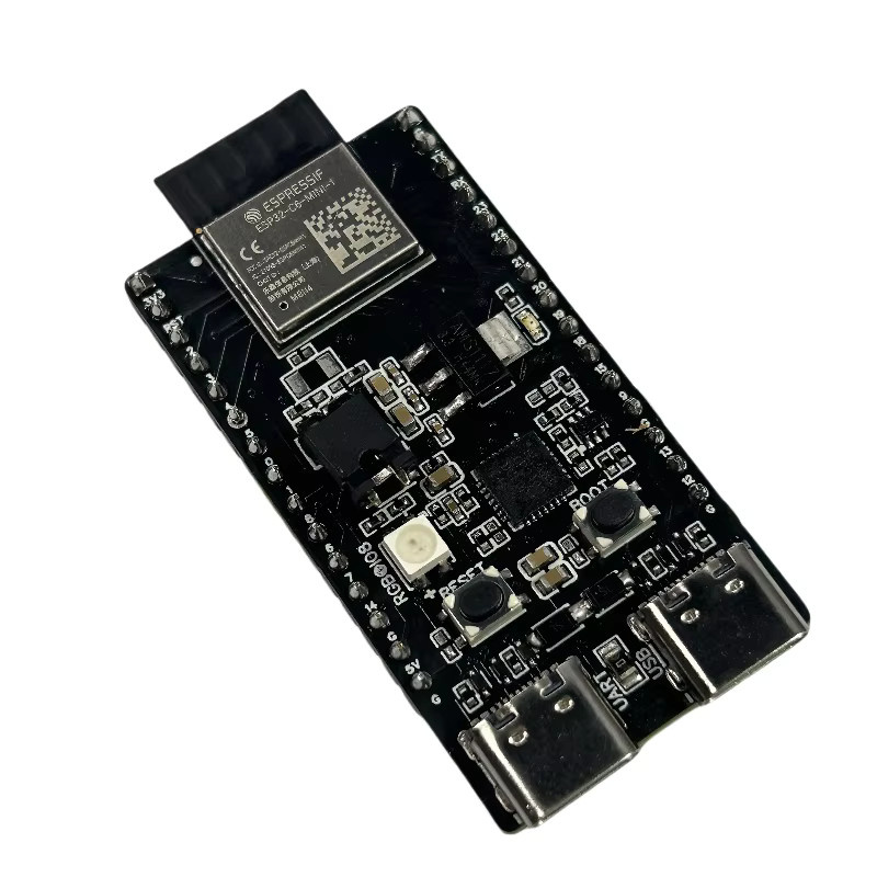 Espressif Systems ESP32-C6-DevKitM-1 Entwicklungsboard ESP32-C6-Serie ESP32-C6-mini-1-N4 in Schwarz - Bild 2