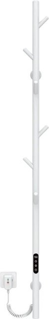 Emke Elektrischer Handtuchheizkörper Weiß mit LED Display, Intelligentes Thermostat, WiFi App-Steuerung, Google Home und Amazon Alexa, Höhe: 150 cm - Bild 1