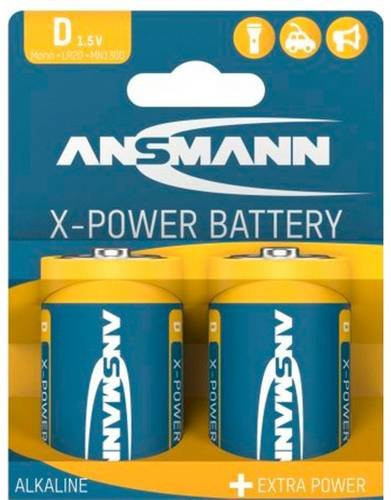 Ansmann X-Power Mono D Batterie 1,5V, 2er Packung - Bild 1
