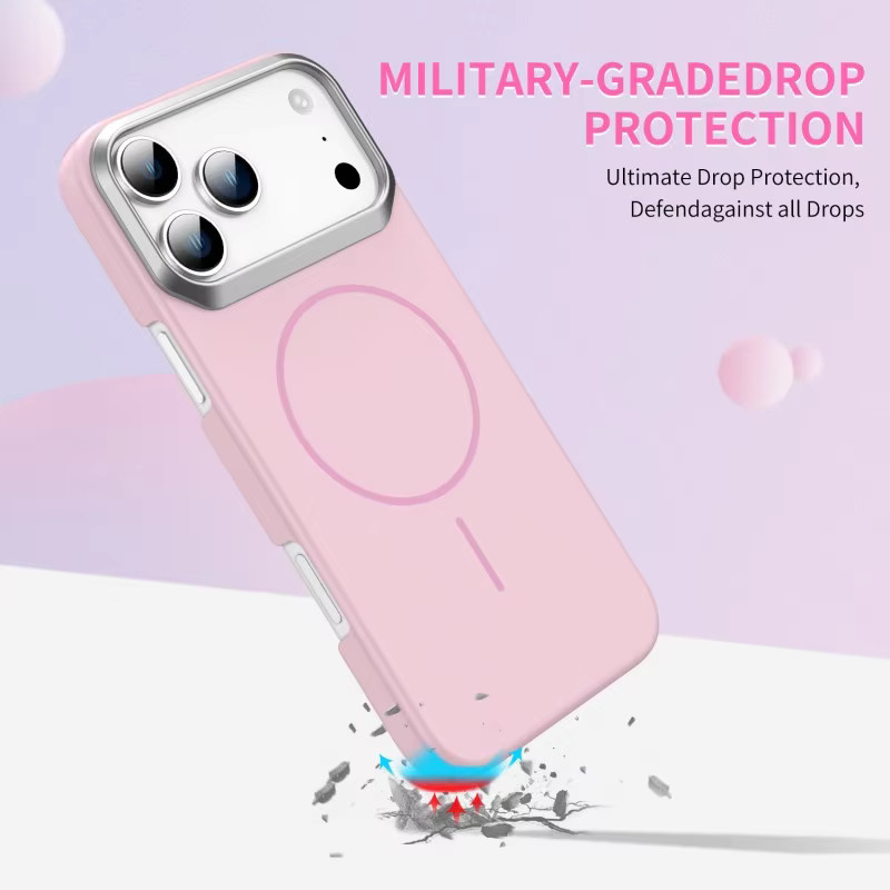 EHUIDE Magnetische Magsafe Schutzhülle für iPhone 11 bis 17 Pro Max Plus Air mit Big Window Lens Design und stoßfestem Hartplastik - Bild 2