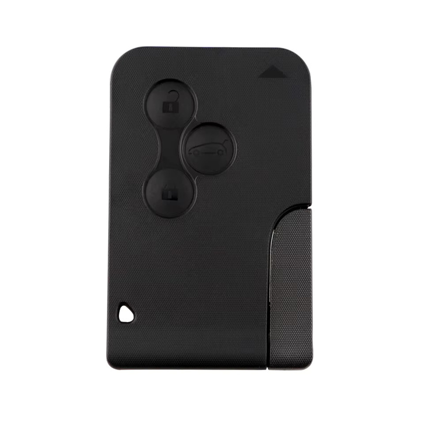 YIQIXIN 433 MHz Autoschlüssel Fernbedienung für Renault Megane 2 3 Scenic II Grand Clio Logan Smart Card Fob ID46 PCF7947 Chip Schwarz - Bild 2