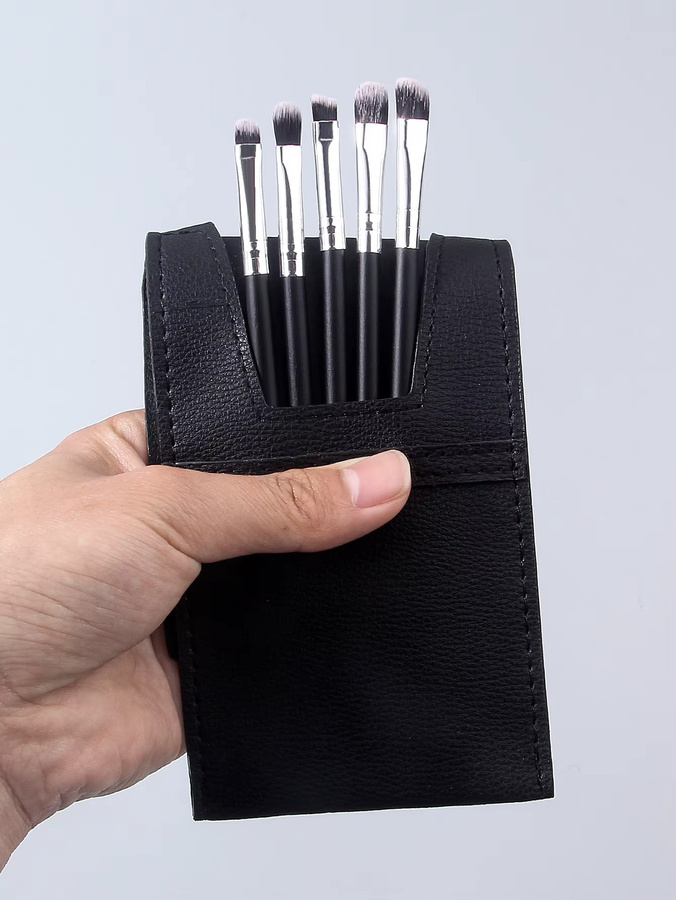 KOSSHOW Augen-Make-up-Pinsel Set, 6 Stück, mit Aufbewahrungstasche, Unisex - Bild 3