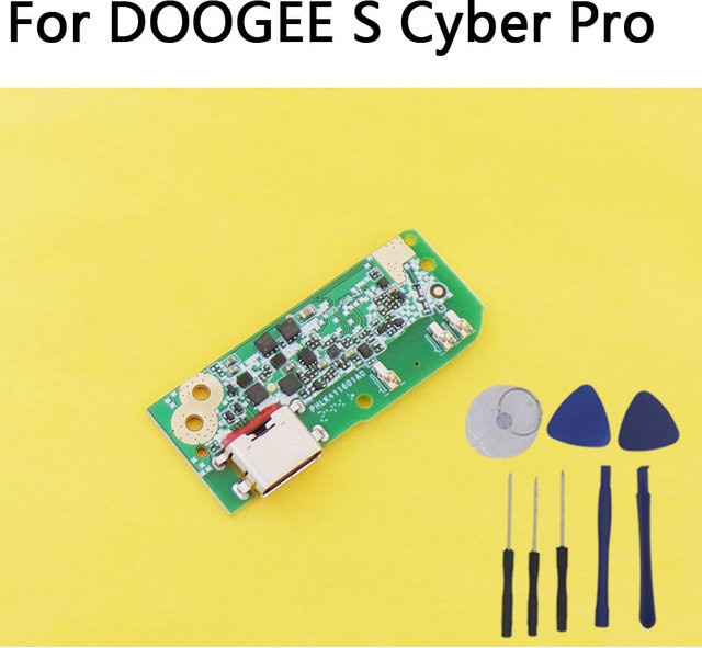 DOOGEE S Cyber Pro USB-C Ladeport mit Mikrofon-Modul in Grün - Bild 1