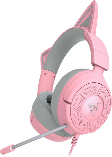 Razer Kraken Kitty V3 X Quartz Gaming-Headset in Pink mit 3,5 mm Klinkenanschluss für PC - Bild 1