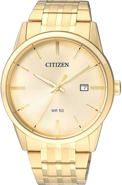 Citizen Armbanduhr Quarz, Edelstahl, Gold, 39 mm, Herren - Bild 1