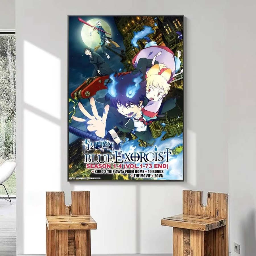 Wasserdichter Blue Exorcist Poster Aufkleber von Moetch in Multicolour für Wohnzimmer und Schlafzimmer - Bild 6