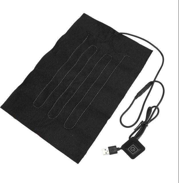 Elektrisches Heizkissen von Beautyyy in Schwarz für Nacken, Schultern, Rücken und Bauch, wasserdicht und tragbar - Bild 1