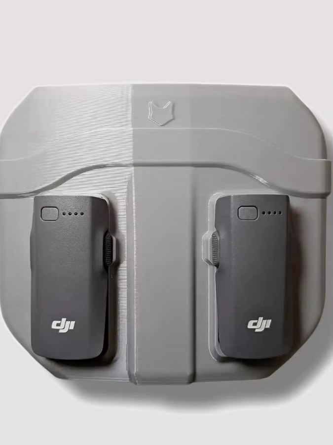 Magnetische Schutzhülle für DJI Neo2 Drohne mit abnehmbarem Deckel für das digitale Übertragungsmodul in Grau - Bild 1