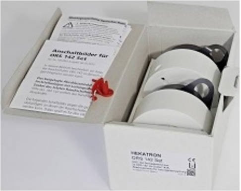 Hekatron ORS 142 Rauchwarnmelder Set in Weiß, Durchmesser: 80 mm, Tiefe: 33 mm - Bild 1