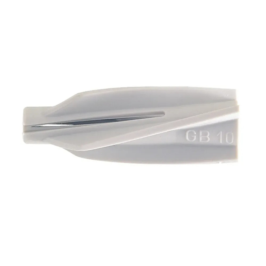 Fischer Gasbetondübel GB 14 aus Nylon in Grau, Länge: 75 mm, Durchmesser: 14 mm, 10 Stück - Bild 2