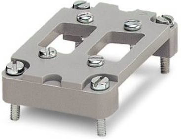 Phoenix Contact Adapterplatte HC-B 6-ADP/2 DSUB 9 in Grau, 2 Stück - Bild 1