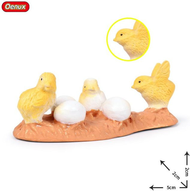 Oenux Geflügelfarm Tiere Modell Actionfiguren PVC ab 3-6 Jahren - Bild 1