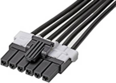 Molex 145135-0600 Bulk Stecker in Schwarz - Bild 1