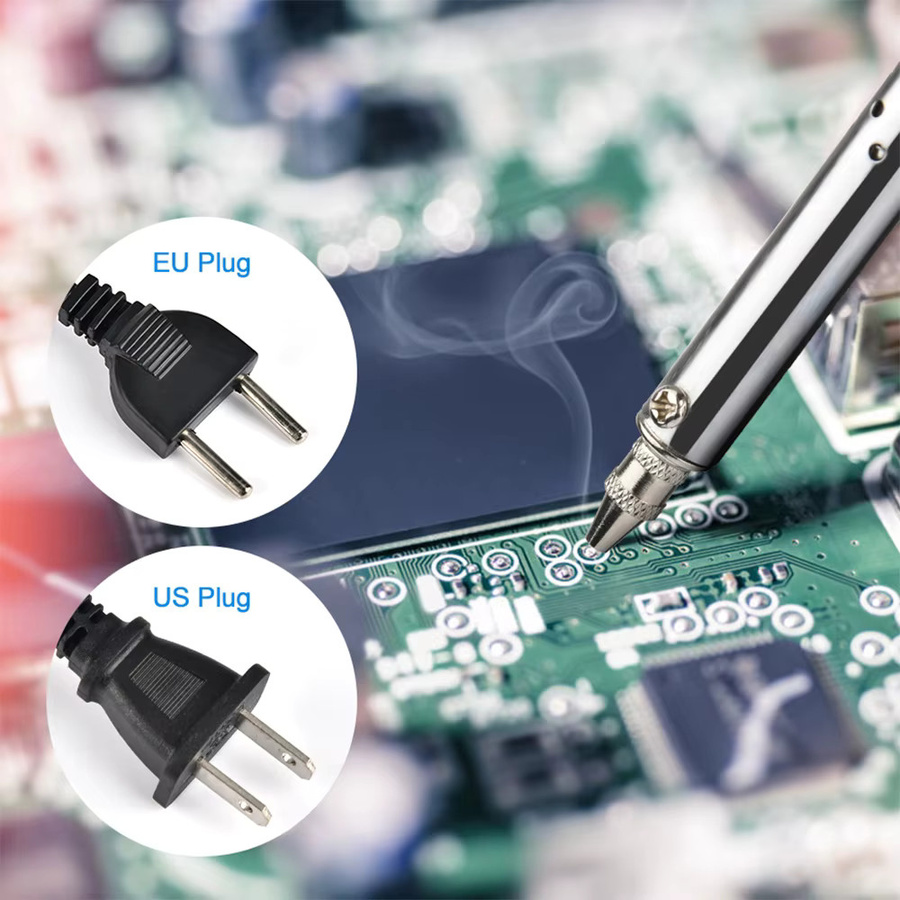 Aideepen Elektrische Entlötpumpe 30W mit Vakuumpumpe für PCB Lötarbeiten in Blau - Bild 3