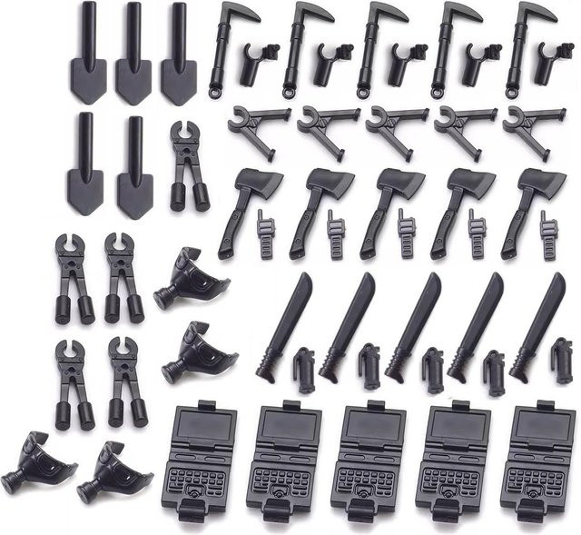 LP GO Militär Soldat Mini Figuren mit Waffen und Ausrüstung Zubehör Set - Bild 1