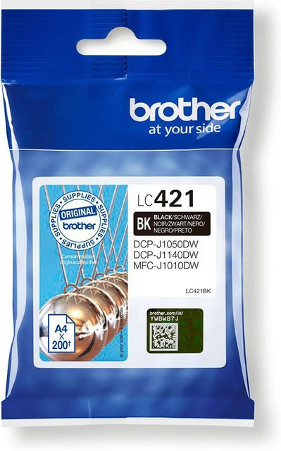 Original Brother Tintenpatrone LC-421BK Schwarz für Inkjet-Drucker - Bild 3