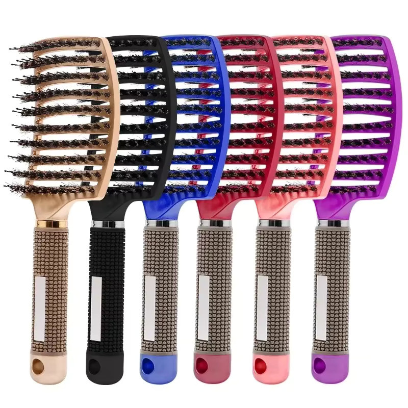 Anti-statische Haarbürste für lockiges Haar, Damen, Nylon - Bild 3
