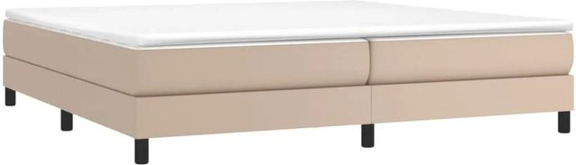 vidaXL Boxspringbett Hybrid mit Taschenfederkern in Cappuccino-Braun, B/T/H: 200 x 200 x 25 cm - Bild 1