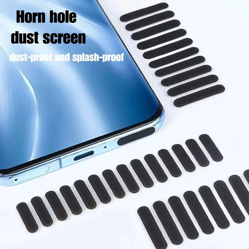 Staubschutz Netz Aufkleber für iPhone Lautsprecher und Hörer in Schwarz - Bild 3