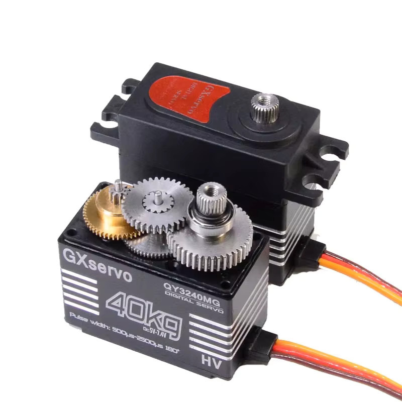 Yipinservo YP3240MG Digital Servo, Hochdrehmoment-Halbmetallmotor, Schwarz - Bild 4