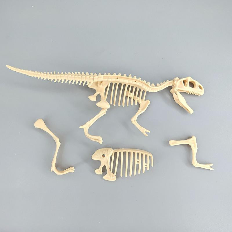 Yiran toy 1 DIY-Bausatz Jura-Dinosaurier-Fossilien-Skelett Actionfigur grün - Bild 1